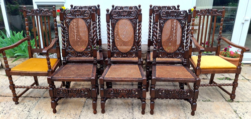 Antique bergeredining - 8,