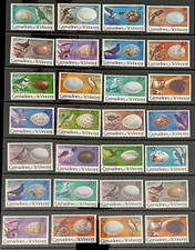 Grenadines of St. Vincent, Birds Eggs, 1978 Set of Mint (MNH) Stamps + 6 Others