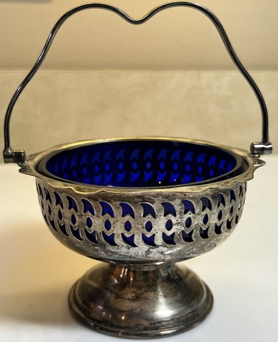 Falstaff silver plate basket - falstaff,