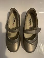 Padders Dual Fit System Ladies Silvery Grey Shoes Size 5