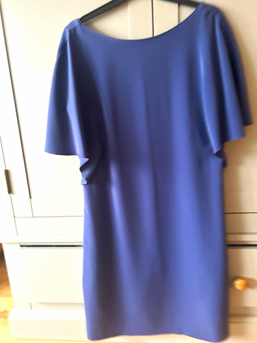 Reiss blue knee length shift - reiss,