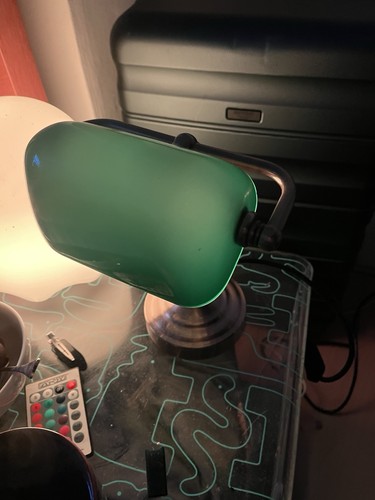 Vintage retro lamp bankers - retro,