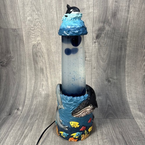 Ocean theme lava lamp aquarium - lamp,