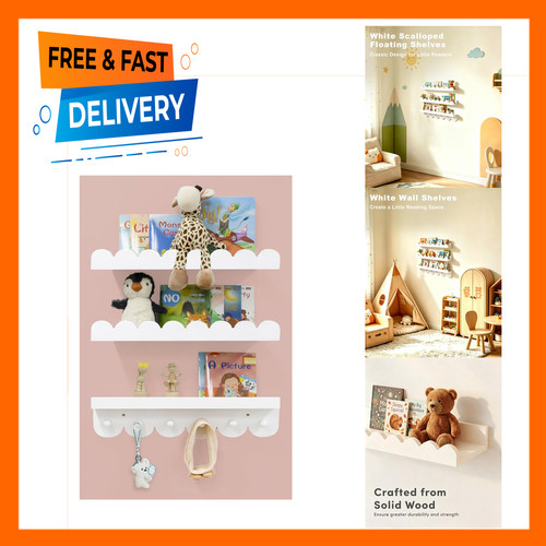 Wall book shelves for kids - shelves,