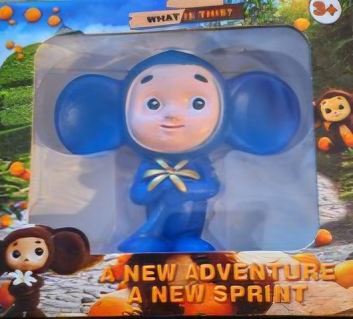 Cheburashka plastic toy soft - cheburashka,