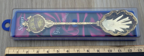 Gold plated collectors - gold, spoon