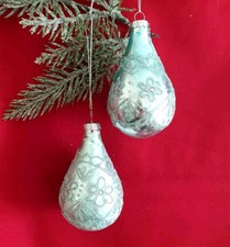 1 x 6cm Frosted Glass Ice Aqua