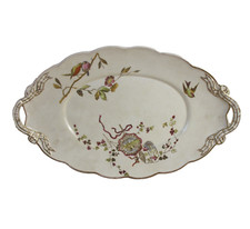 Antique oval serving plate