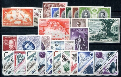 Monaco 1956 yvert 441 477 - yvert, 441-477