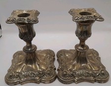 Pair antique heavy - of,