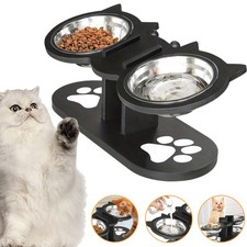 2-in-1 Raised Cat Bowls