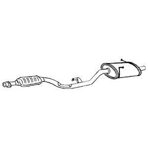 Klarius tail pipe back box - back,