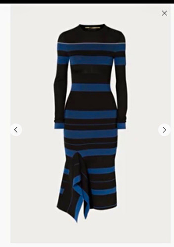 Roland mouret black blue - mouret, black/blue