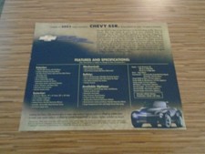 2003 Chevy SSR 11" by