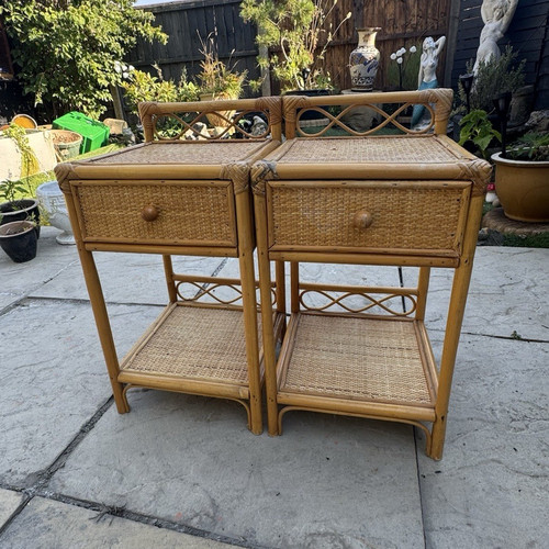 Vintage bedside tables - vintage,
