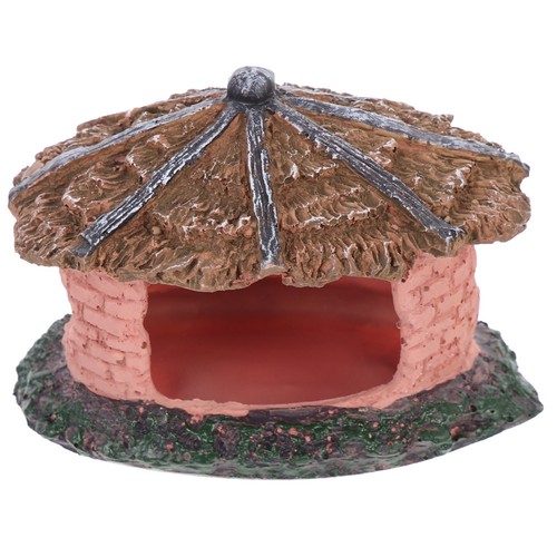 Silver resin reptile - resin, shelter