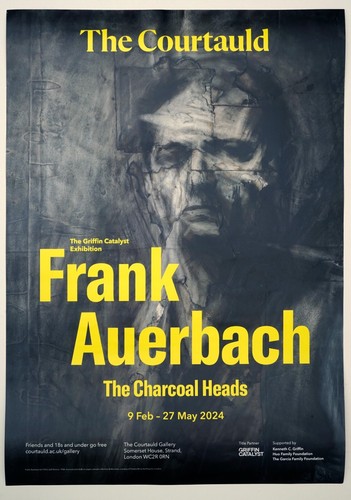 Frank auerbach original poster - auerbach,