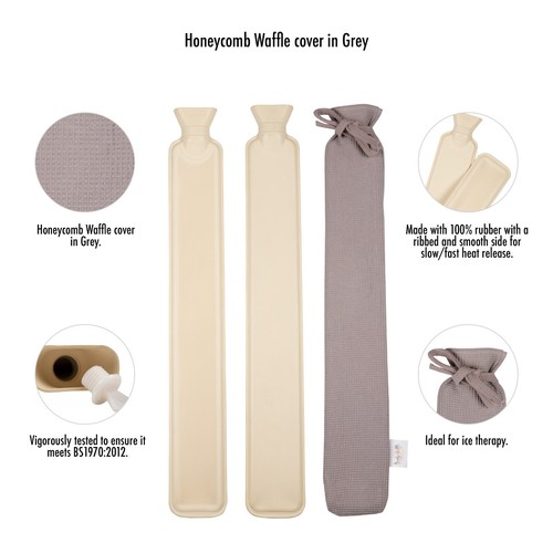 Extra long hot water bottle - water,