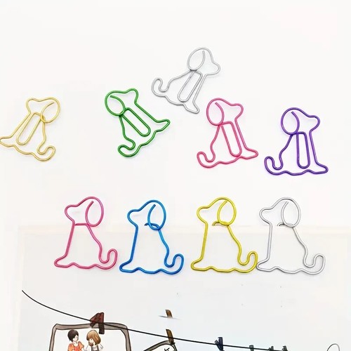 Dog paper clips decorative - paper,