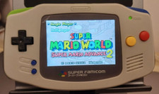 Gameboy Advance + Bag + 14 games IPS Backlight Screen Super Famicom Case