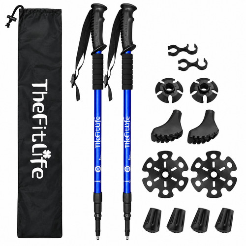 Telescopic trekking poles - telescopic,