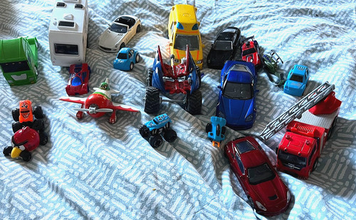 Various toy vehicles - toy,
