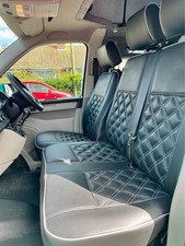 Fit With: VW Transporter T5 T6 Seat Covers 3 Seater 1+2 with 2 armrest covers