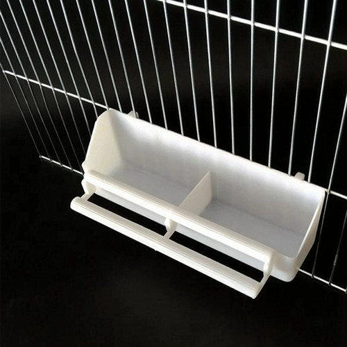 Parrot food dish plastic - dish,