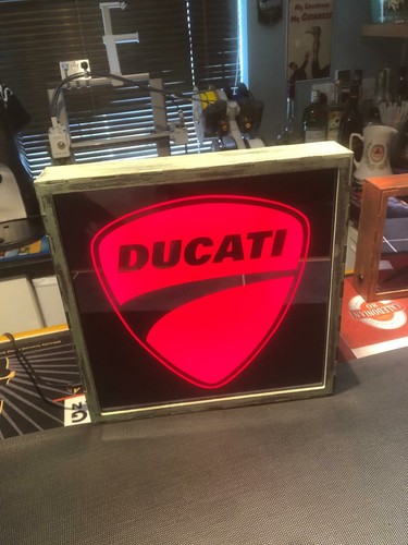 Ducati illuminated display - illuminated,
