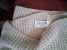 Ivory With Silver Flecks Snood