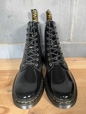 DR. MARTENS ™ 1460 Patent Lamper Style Lace Up Boots Size 8 Uk