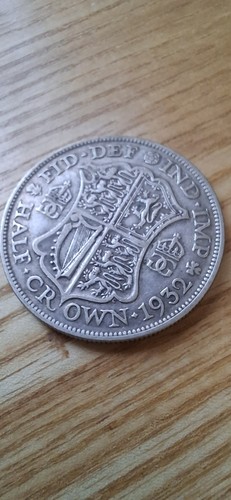 1932 george half crown - george,