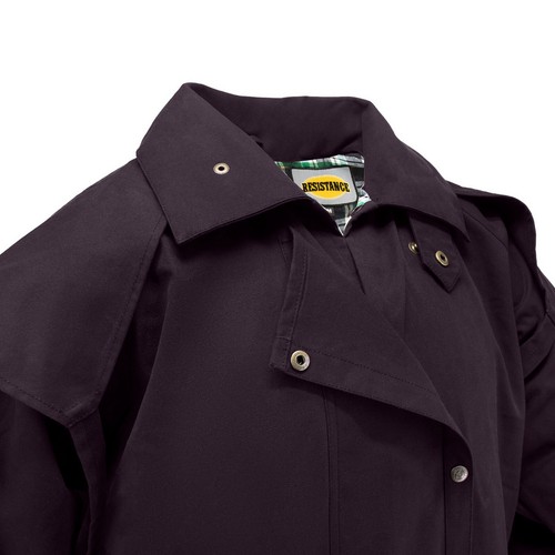 Unisex duster oilskin coat - oilskin,