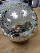 Large 14 inch Vintage Mirror Disco ball Snoopers Paradise Brighton Wedding Party