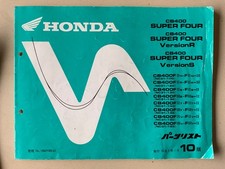 GENUINE HONDA CB400 SUPER FOUR CB400F NC31 PARTS MANUAL