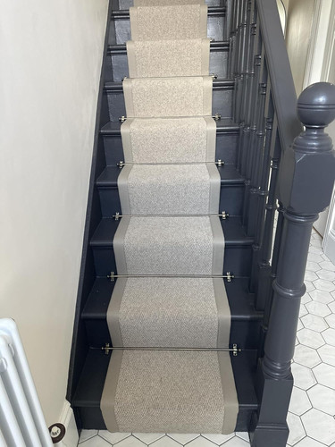 Set stair carpet - stair, rods