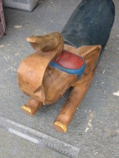 LARGE VINTAGE HAND CARVED