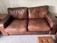 leather sofa 2 seater used