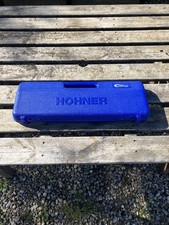 Hohner Melodica Ocean Blue 32-Key Instrument with Case Excellent Condition