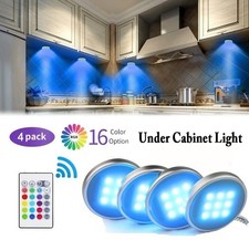 4PCS RGB LED Under Cabinet