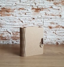  MDF Wooden Small Book Box Gift Memory Photo Box Wedding Birthday Craft Laser 