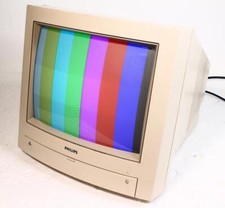 Vintage Phillips CM8833-II Colour CRT Monitor for Commodore Amiga Atari BBC etc.
