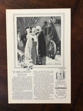 1924 vintage original print ad Hartmann Cushion Top Wardrobe Trunk