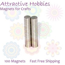100 Magnets 5x0.5mm Small
