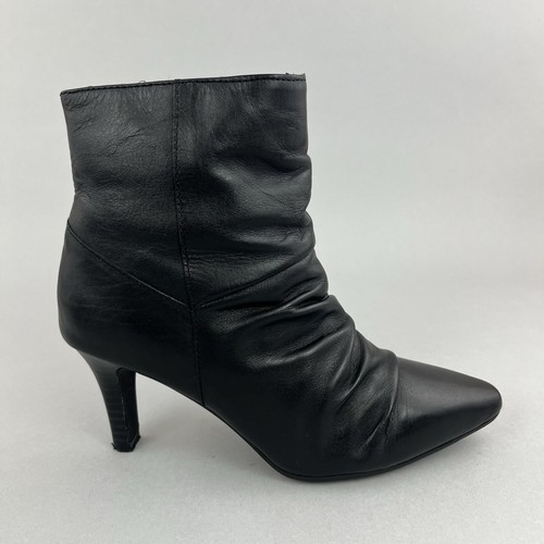 Faith black leather - black, zip