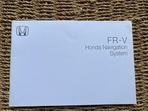 Honda frv navigation system - frv,