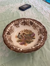 Royal Worcester Game Series Partridges Bowl 215 Mm Or 9 Inches