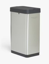 John Lewis 2 Section 23+23L Sensor Recycling Kitchen Bin - Steel {Dirty/Scuffed}