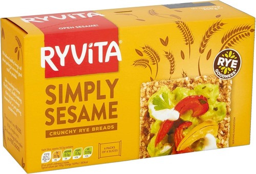 Ryvita crispbread sesame - ryvita, sesame::