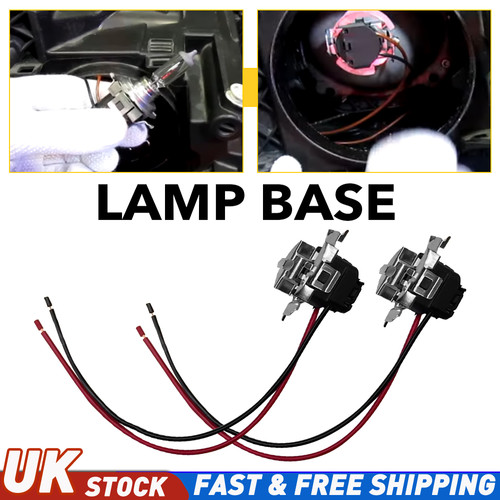 2pcs headlight bulb - 2pcs, socket